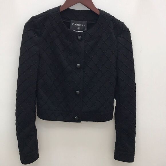 Chanel Black Classic Blazer Jacket - Picture 1 of 16